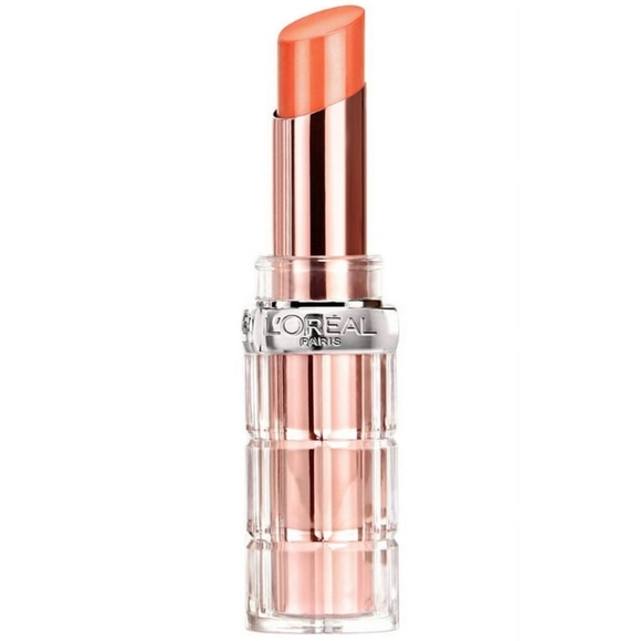 ❤️ 3/$15 L'Oreal Paris Colour Riche Plump Sheer Shine Lipstick, Nectarine Plump - Picture 1 of 7